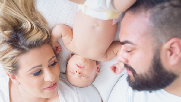 Mom and Dad with Baby